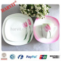 16pcs/18pcs Square Porcelain Dinner Set